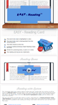 Mobile Screenshot of easy-reading-card.com